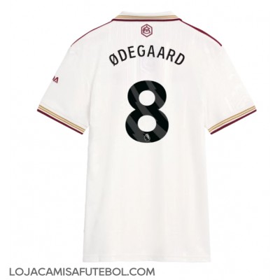 Camisa de Futebol Arsenal Martin Odegaard #8 Equipamento Alternativo Mulheres 2025-26 Manga Curta Camisa de Futebol Arsenal Martin Odegaard #8 Equipamento Alternativo Mulheres 2025-26 Manga Curta